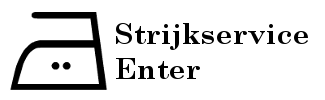Logo strijkservice Zwart